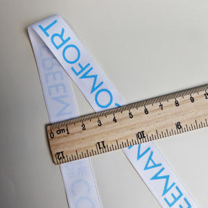 Banda de poliéster antideslizante de 19mm de alta calidad, cinta de cinta no elástica de encuadernación ecológica para bolsos y cintura, cinta de regalo - Product Image 3