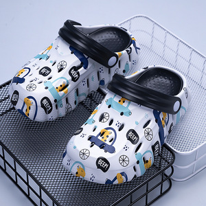 DERAN OEM Sabots antidérapants pour enfants, chaussures de haute qualité en EVA, impression personnalisée, unisexe, légers, respirants, durables, tongs - Product Image 3