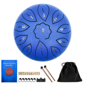 High Quality 6 Inch 8/11 Notes Steel Tongue <b>Drum</b> Mini Portable Pocket <b>Drum</b> for Sound Healing - Product Image 5