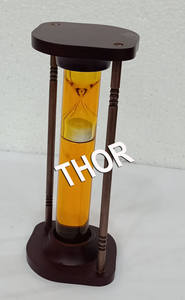 Reloj de arena con temporizador, cronógrafo de madera y vidrio, regalos de moda, decoración de escritorio para el hogar y la Oficina - Product Image 2