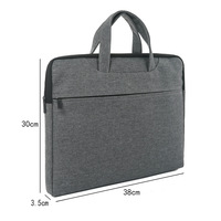 Grande sacoche portable en toile pour ordinateur portable, sac de rangement pour documents, pour conférences, ordinateur portable, housse de protection