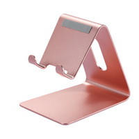 Support de téléphone portable en alliage d'aluminium, support de bureau compatible pour téléphone portable