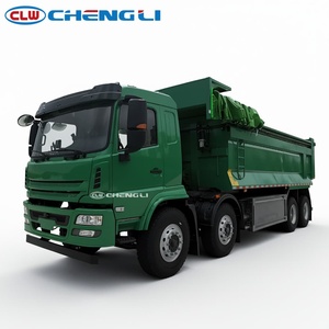 Camion benne électrique pur à couple élevé et zéro émission 8x4 pour travaux de construction et miniers - Product Image 1