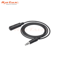 Adaptateur de casque d'aviation Airbus Headset to GA Plug Câble adaptateur de casque d'aviation