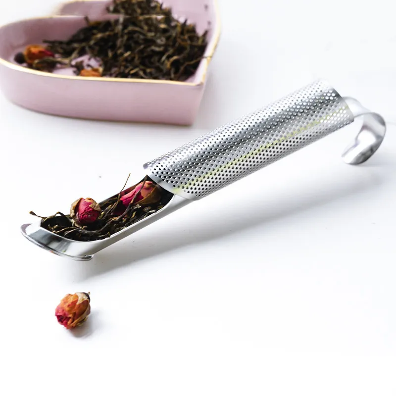 Tay Cầm Dài 14.5Cm 304 Dụng Cụ Nhà Bếp Bằng Thép Không Gỉ Phụ Kiện Ống Infuser, Bộ Lọc Trà Steeper Lưới Máy Pha Trà Cho Trà Puer