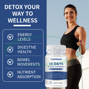 Ausreson OEM Natural <span class=keywords><strong>Keto</strong></span> Cleanse Cápsulas <span class=keywords><strong>de</strong></span> desintoxicación inmune Suplemento Orgánico <span class=keywords><strong>14</strong></span> días Cápsulas <span class=keywords><strong>de</strong></span> desintoxicación - Product Image 2