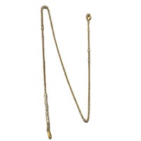 Chaîne en acier inoxydable plaqué or 18 carats, chaîne double à maillons ouverts en acier titane pour la fabrication de bijoux DIY – Vente chaude