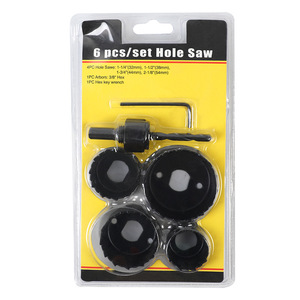 Dr. Giant Hole Saw Set 19-64mm Carbide Tipped For Plywood And Drywall Drilling - Product Image 1
