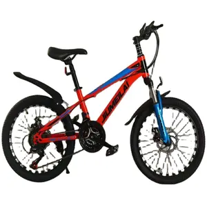 Bicicleta de montaña de 20 pulgadas con freno de disco doble personalizada, bicicleta de montaña de 21 velocidades variable para adultos