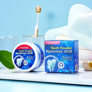 Poudre Blanchissante Professionnelle à l'<span class=keywords><strong>Acide</strong></span> <span class=keywords><strong>Hyaluronique</strong></span> Activé pour Dents Naturellement Fraîches Élimination des Taches Dentaires - Product Image 1