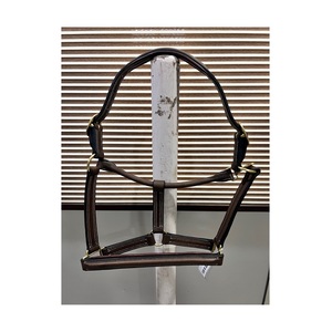 Premium Quality Indian Leather Horse Accessories Equestrian Leather <b>Halter</b> for Horse Riding for Worldwide Export from India - Product Image 1