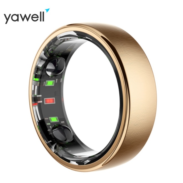Yawell Factory Custom OEM Dual PD Smart Ring NORDIC Chip Heart Rate Sleep Fitness Health Monitor R20 Smart Rings for Men's Women