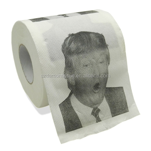 دامون-الأنسجة ترامب/أوباما/البنكنوت الجدة مخصص المطبوعة مضحك تنقش ورق تواليت لفة - Product Image 5