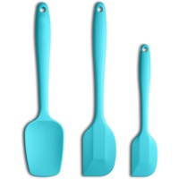 Ustensiles de cuisine en silicone, grand grattoir à pâtisserie, spatule à crème, couteau à mélanger, outil de cuisine domestique, ensemble de trois pièces pour la pâtisserie