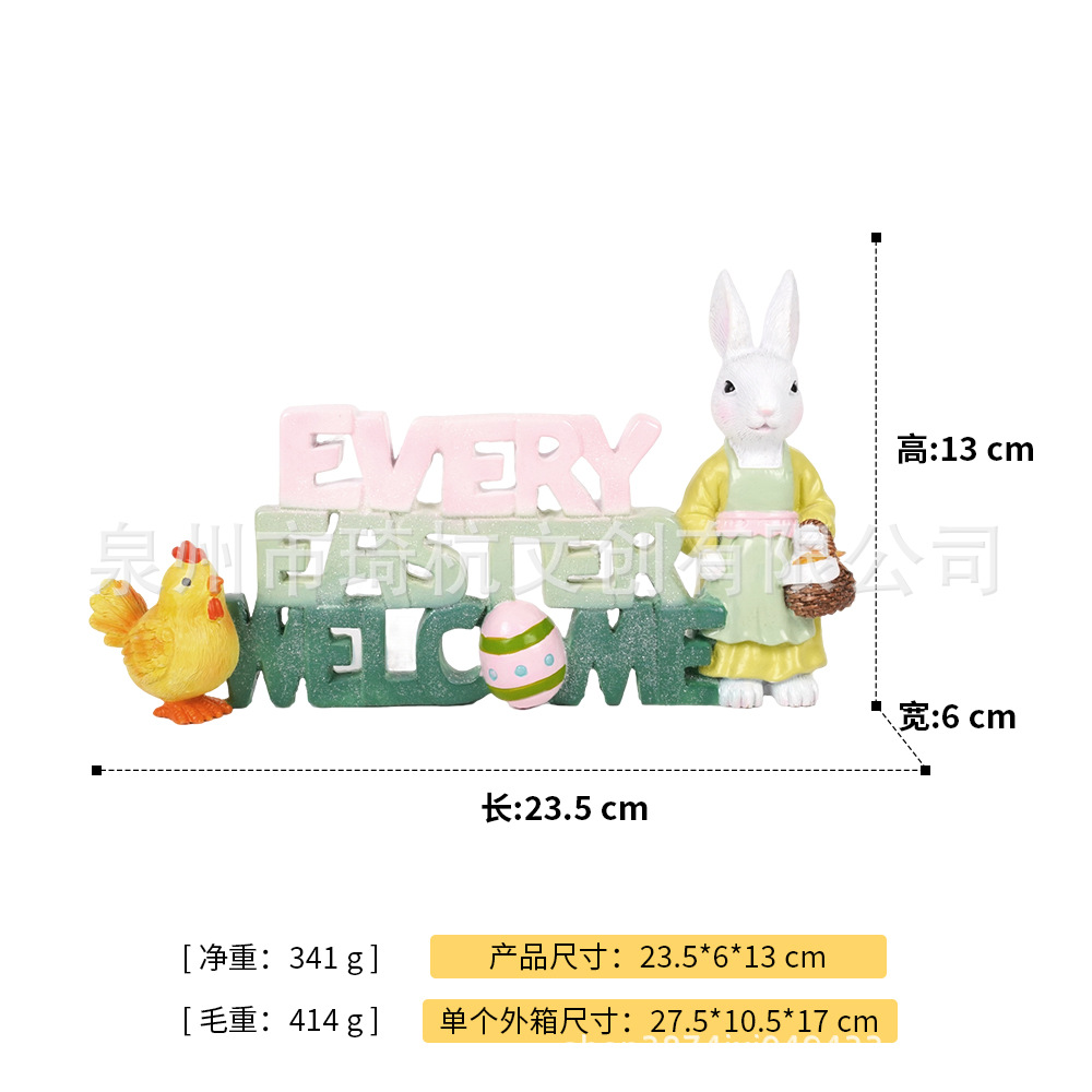 Rabbit and Chicken Signs