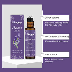 New Product SOUTH MOON Gentle Anti Sweat Deodorizing Refreshing and Non Greasy Portable Lavender Fragrance Roll-on Serum Oil - Product Image 4