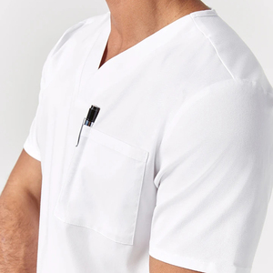 Custom Unisex Medical <b>Scrub</b> Sets Woven Fabric Hospital Staff Uniforms Including Nurse Uniforms for Staff & Patients - Product Image 4
