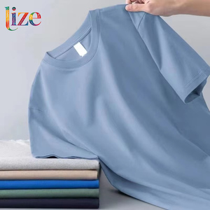 T-Shirt Personalizzata di Alta Qualità in Cotone per Uomo, Logo Personalizzato, 180g 200g 230g 300g, Maglietta Oversize in Cotone Liscio - Product Image 4