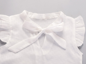 Fabricante Chino de Ropa para Niños Cotto Baba, Conjuntos de Camisas para Bebés, Trajes de Pantalones Cortos de Mezclilla para Niñas con Tops - Product Image 2