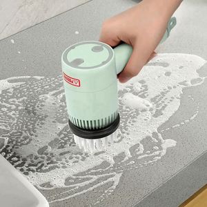 Electric Plastic Kitchen Cleaning Brush Nylon Bristles Multi-functional USB Rechargeable Rotary Scrubber Eco-friendly Cleaning - Product Image 5