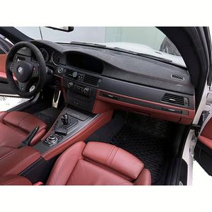 แผ่นปิดคอนโซลหน้ารถยนต์ LS AUTO สำหรับ BMW M3 E90/E92 ปี 2008-2013 หนา 2 มม. ชุดหุ้มเบาะหรูหรา พร้อมแผ่นบังแดดและพรม - Product Image 1