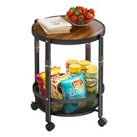 Étagère de rangement moderne minimaliste en métal pliable et amovible pour petit appartement, table basse et table d'appoint