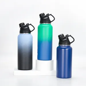 स्टेनलेस स्टील इंसुलेटेड पानी की बोतल 1.2l 1.5l पानी की बोतल बच्चों के लिए नवीनतम पानी की बोतलें 32oz
