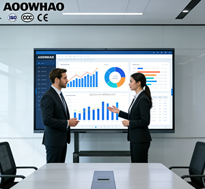 Pizarra Interactiva con Exportación de Actas de Reuniones, Pizarra Interactiva Inteligente de 86 Pulgadas con <span class=keywords><strong>Windows</strong></span> 11 para Sala de Conferencias Ejecutiva - Product Image 1