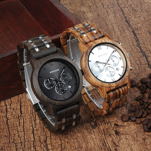 Montre-bracelet de luxe pour homme, mouvement à quartz de haute qualité, montre en bois, boîte en bois, livraison rapide, style professionnel, fabriqué en Chine - Product Image 3