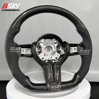 Pour BMW M2 M3 M4 M5 M6 X5M F30 F10 F20 F35 F22 F18 F07 F01 F15 F85 E90 E92 E46 Style Sport Volant En Fiber De Carbone