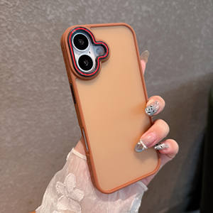 كمبيوتر صلب غير لامع مضاد للانزلاق مقاوم للتآكل لهاتف آيفون 17 Air 16 15 13 Pro Max 11 12 6 7 <span class=keywords><strong>8</strong></span> XS XR SE20 غلاف متنقل - Product Image 4