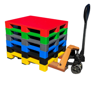 Medio Palet de Plástico 800x600mm Plano con Entrada de 4 Vías, Suelo de HDPE para Almacenamiento, Precio de Palets de Plástico Euro - Product Image 4