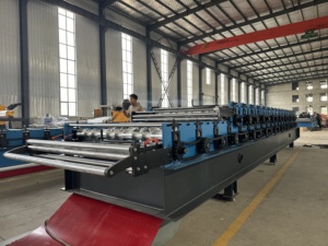 Machine de formage à rouleaux à grande vitesse pour tôles ondulées simples et doubles, profilées <span class=keywords><strong>IBR</strong></span>, pour la fabrication de tuiles de toiture, avec engrenage de roulement - Product Image 6