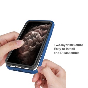 ร่างกายเต็มรูปแบบกรณีที่ทนทาน Built-In Touch <span class=keywords><strong>Sensitive</strong></span> Anti-Scratch ป้องกันหน้าจอ TPU กันชนกรณีสำหรับ IPhone12 Series - Product Image 5