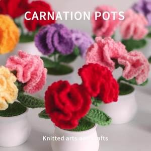 กระถาง<span class=keywords><strong>ปลูก</strong></span>ต้นไม้ประดิษฐ์งานศิลป์ถักนิตติ้งสำหรับตกแต่งโต๊ะกระถางดอกไม้เบอร์รี่แบบถักด้วยมือเป็นมิตรต่อสิ่งแวดล้อมทันสมัย2025ใหม่ - Product Image 1