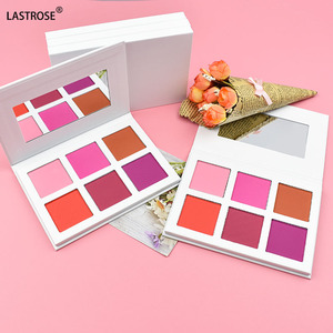 พาเลทท์ไฮไลท์เตอร์ คอนทัวร์ บลัชออน แบบอัดแข็ง สีชัด ติดทนนาน 6 สี สำหรับ DIY - Product Image 3