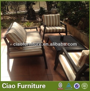 Sofá de Jardín con Estructura de Aluminio Lavable, Sofá Seccional Impermeable para Exteriores, Sofá Pequeño para Patio Trasero, Sofá para Hotel, Venta al por Mayor, Sofá para <span class=keywords><strong>Terraza</strong></span> de Villa - Product Image 4