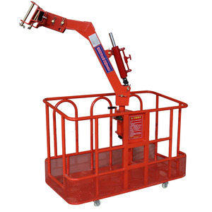 Precio barato Boom Crane Lift Hanging Man Basket 1,5x0,8x1m Amarillo para plataforma de trabajo aéreo de excavadora de 2 toneladas - Product Image 1