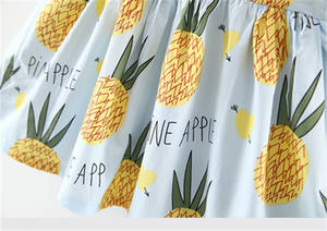 Ropa Infantil al por Mayor, Vestidos de Fiesta con Diseño de Piña para Niñas, Disfraces con Nombres e Imágenes - Product Image 3