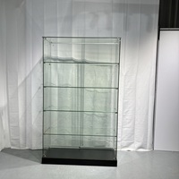 Hikuya Full Vision vitrine en verre trempé personnalisée vitrine en verre pour magasin
