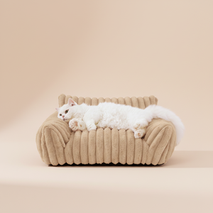 Hochwertiges Luxuriöses Modernes Solides Hundebett Weich Waschbar Abnehmbar Baumwolle Haustierbett für Sommer Winter Kleine Größe Karton - Product Image 4