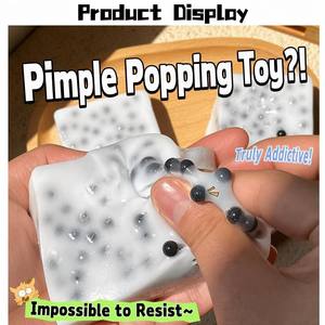 Juguete Antiestrés de TPR para Apretar Espinillas, Creativo y Divertido, Regalo para Niños y Adultos, Juguetes Pegajosos para Relajarse - Product Image 5