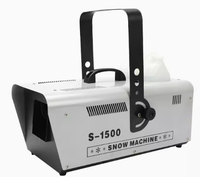 Mesin Salju Putih Profesional 1500W Proyektor Serpihan Salju Kontrol DMX512 untuk Peralatan Pesta Natal Panggung DJ Disko