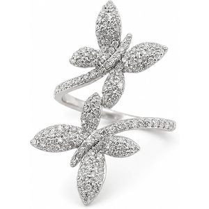 Jewelspaark Diamond <b>Ring</b> 1.00 Cttw Round Cut Natural White 925 Sterling Silver Engagement Jewelry For Women Size 9 - Product Image 1