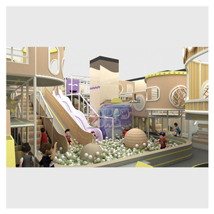 Parco Giochi Commerciale al Coperto con Strutture Morbide, Area Gioco di Ruolo e Grandi Scivoli per Bambini e Zona Giochi per Bambini - Product Image 3