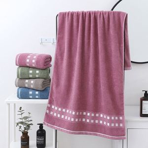 Serviettes en satin uni pour usage domestique, serviettes en coton pur de haute qualité, douces et absorbantes, serviettes de bain pour hôtel - Product Image 4
