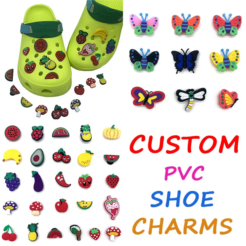 En çok satan ayakkabı charms croc mix toptan croc ayrılabilir ayakkabı dekorasyon charms yumuşak pvc