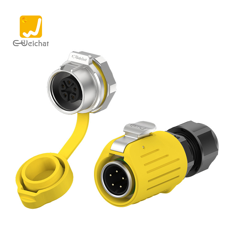 Fiche mâle LP16-5pin + panneau de prise femelle