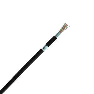 Venta directa de fábrica 4 Pr 100M Sftp Messenger 1,0mm Coaxial Utp FTP Cat5e Cable para red de cableado interior