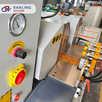 Machine de découpe CNC double extrémité pour aluminium et UPVC avec contrôle servo à 45/90 degrés pour profilés de fenêtres et de portes